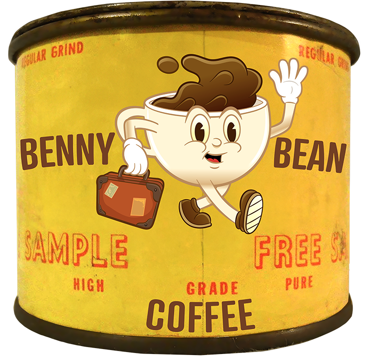 Benny Bean Coffee Can Travel 